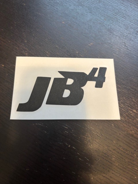 JB4 Decal Black 3.75″x1.5″