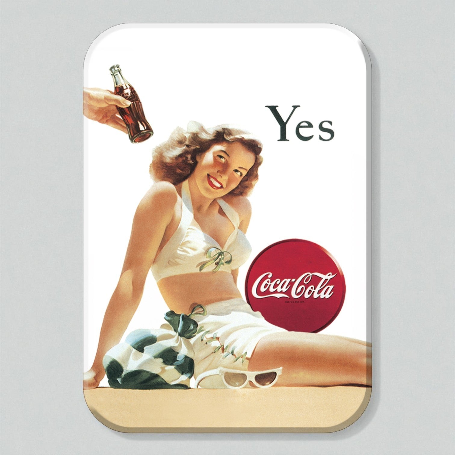 Coca-Cola Yes Advertising Magnet