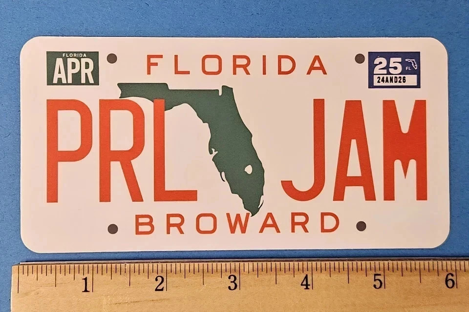 Pearl Jam 6″x3″ Custom License 2025 Die-Cut Vinyl Sticker *Choose Your Own*