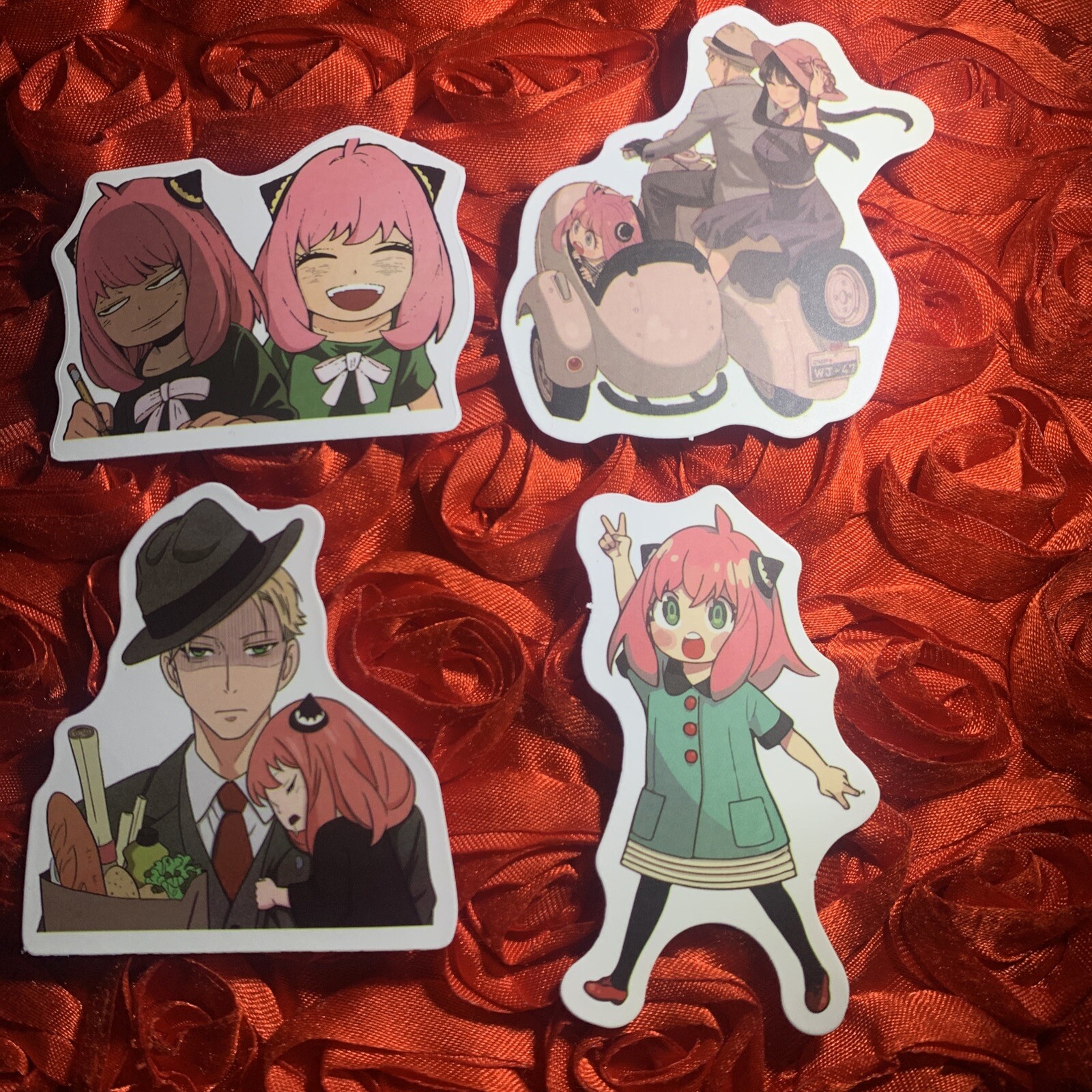 ANYA & Yor Forger Spy x Family ~ 2” Anime Collectible Girl Manga Sticker LOT
