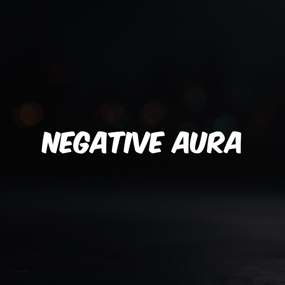 8in Vinyl Decal Sticker – “Negative Aura”