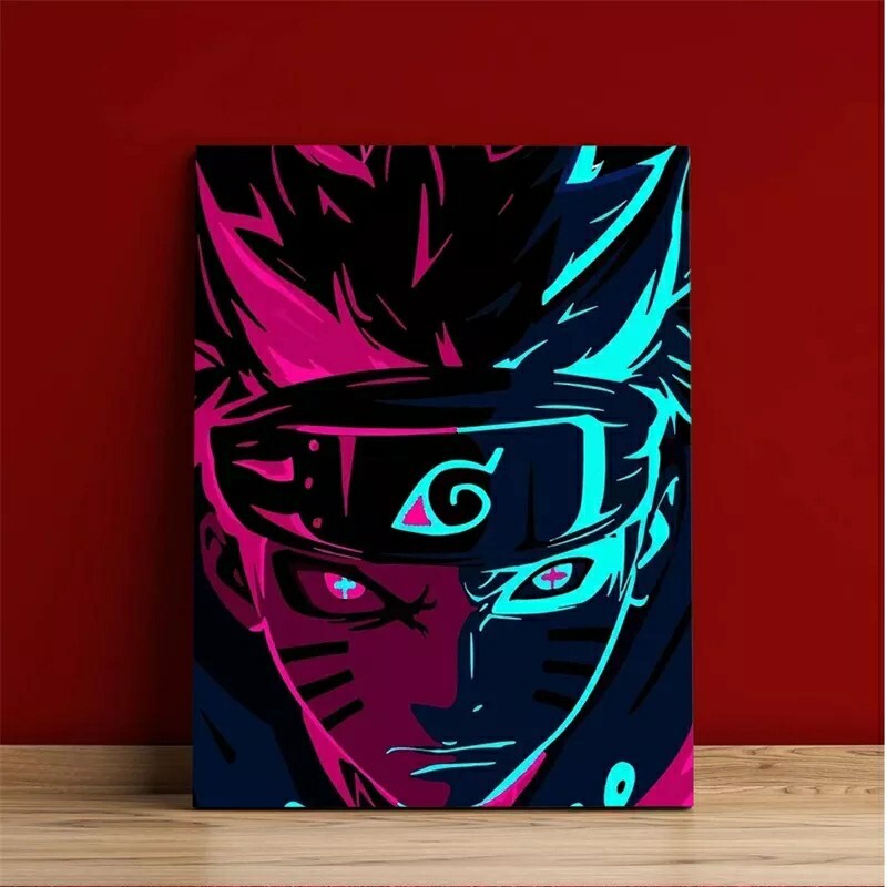Naruto Poster Cotton Canvas Unframed Wall Art Shippuden Manga Decoration