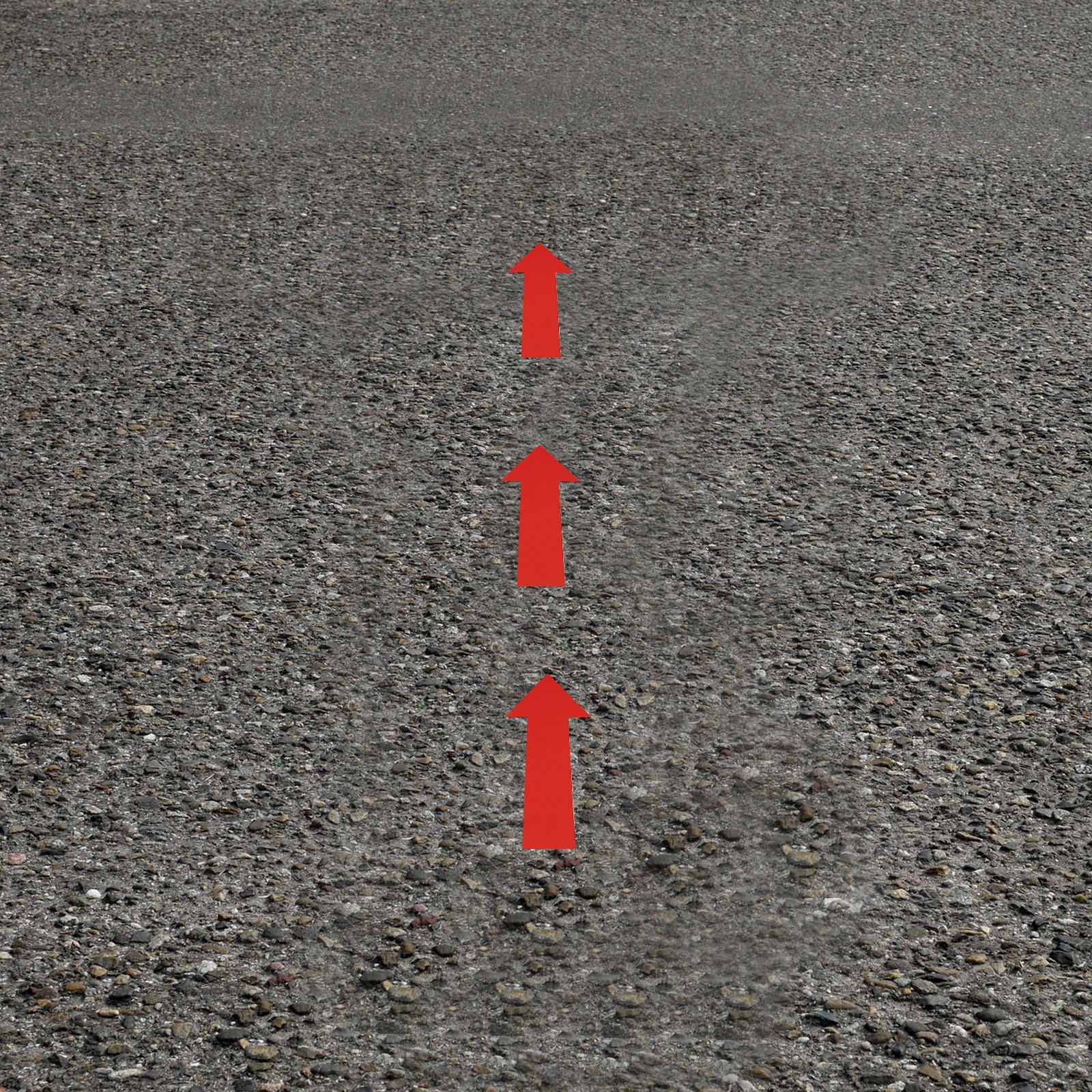 80pcs Arrow Sticker,20x5cm PVC Removable Self Adhesive Waterproof Signs,Red