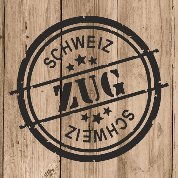Zug Sticker Vinyl 10 cm / 4″ Decal Stamp Zug Switzerland Schweiz Car Laptop Wall