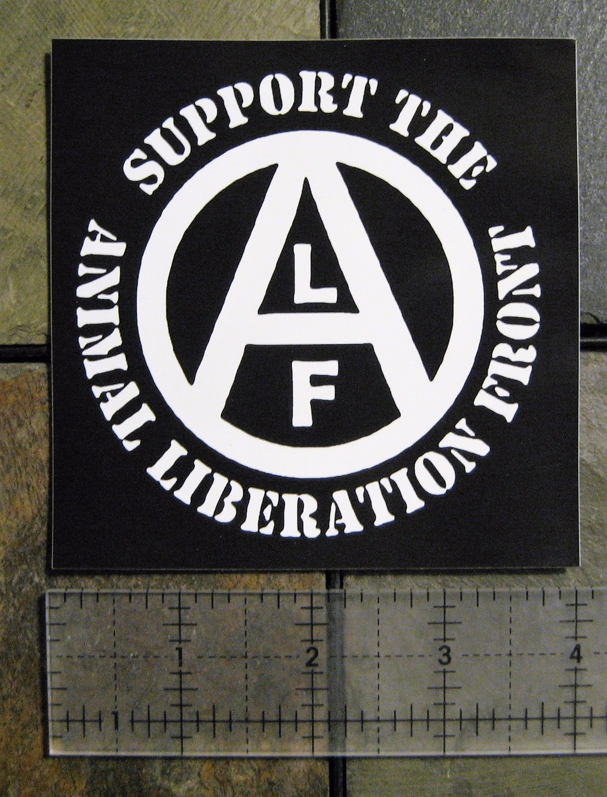 4×4″ Animal Liberation Front ALF Vinyl Waterproof Sticker Rights Vegan Bumper