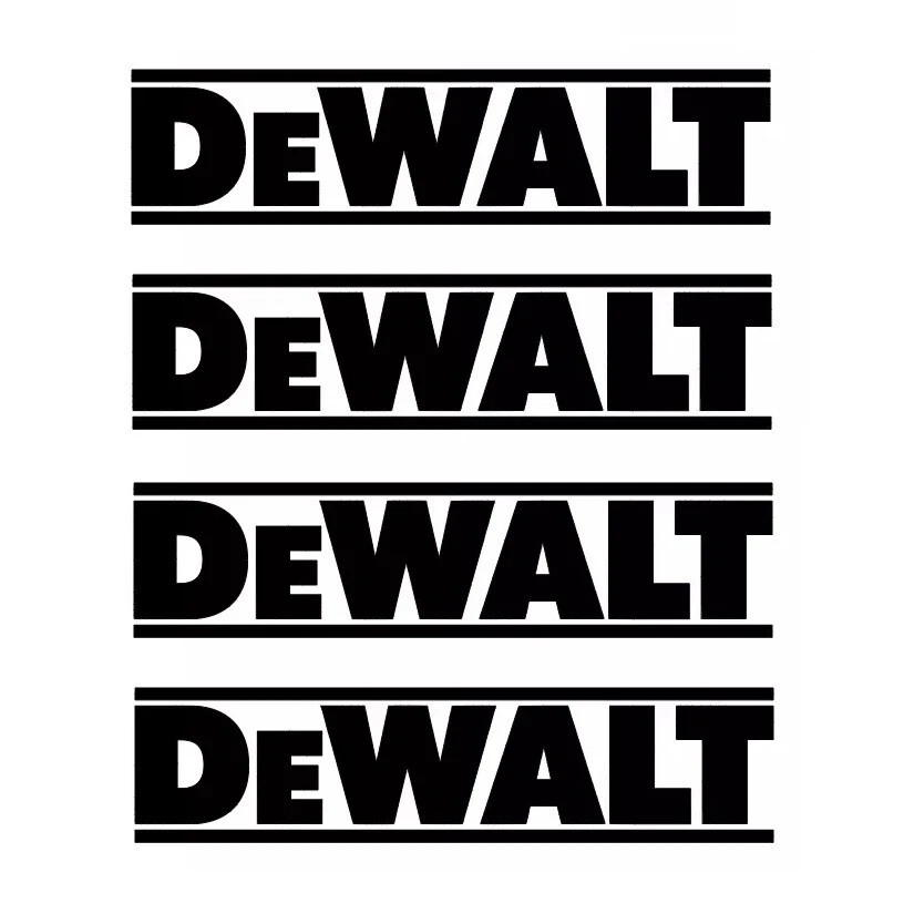 Dewalt Decal De Walt Tools Vinyl Sticker Logo Drill Impact Wrench – Any Size