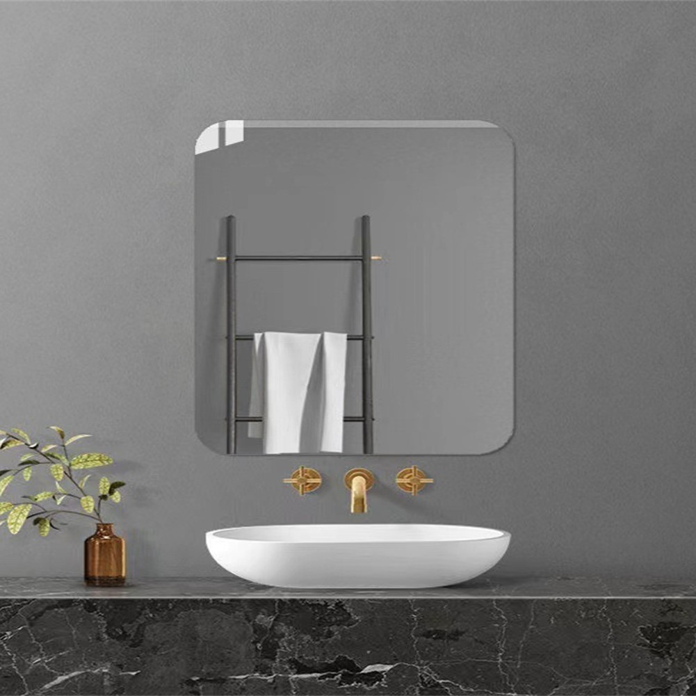 Frameless Mirror Dressing Table Mirror Unique Irregular Design Artistic Appeal