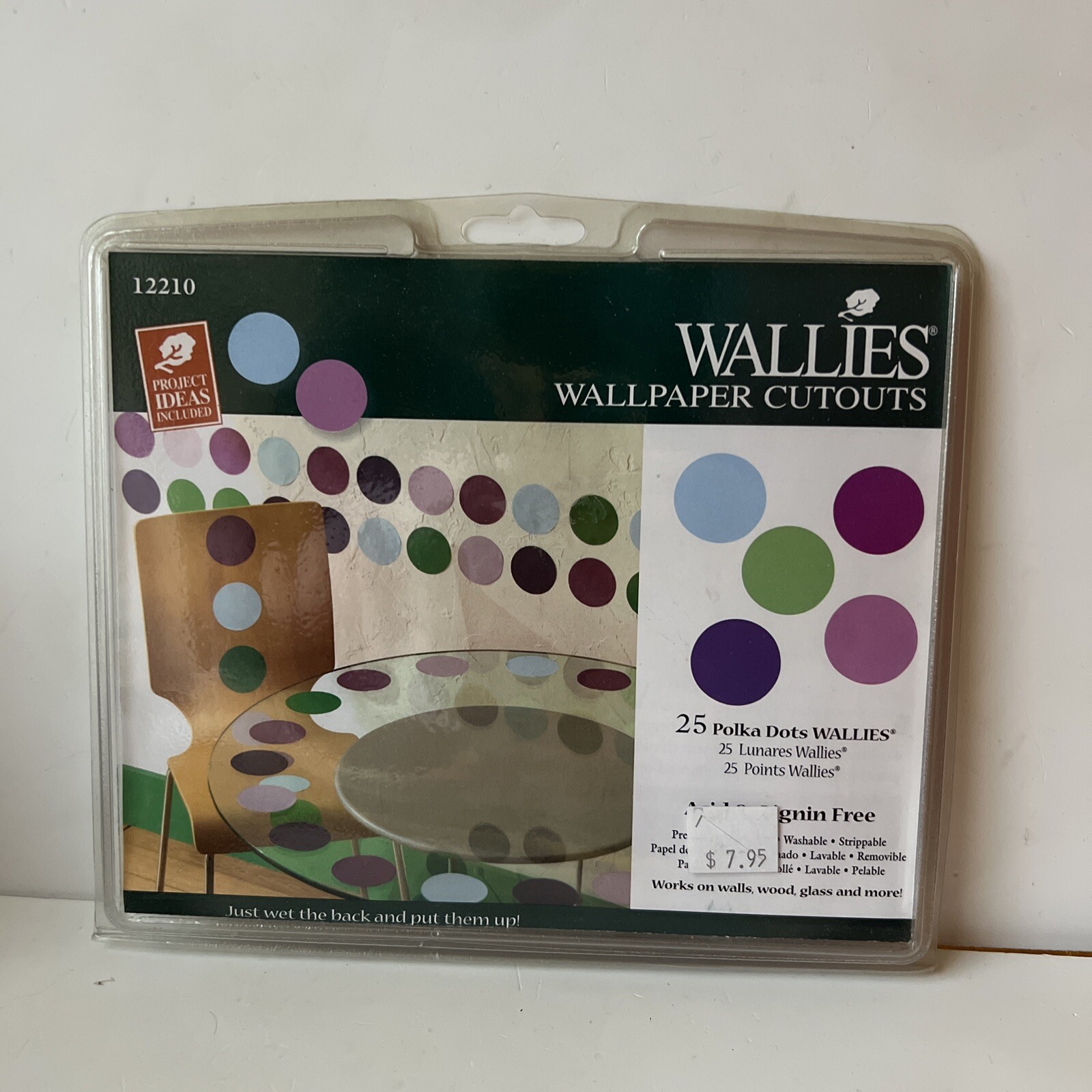 Wall Decal Stickers Polka Dots 25 Decor Blue Purple Green Circle Wallie Colorful