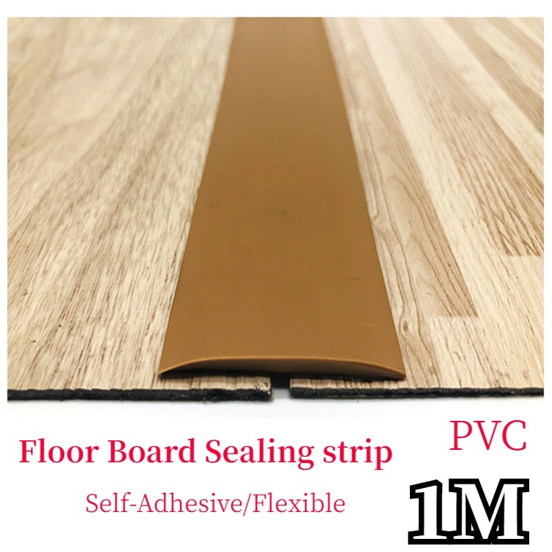 Self Adhesive Floor Board Edge Seal Line Threshold Strip Tile Tape Flat Door PVC