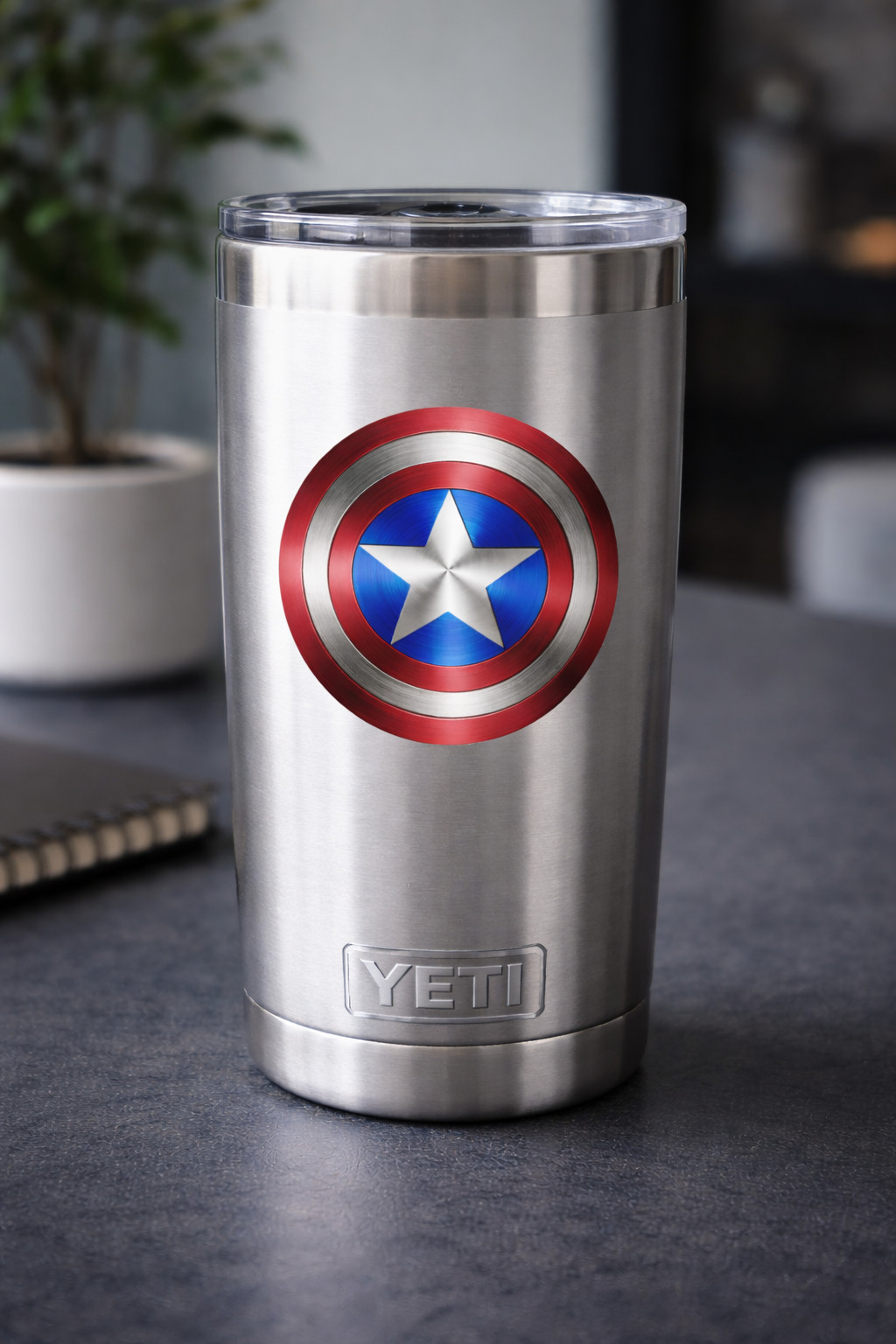Captain America Shield Decal Sticker Logo Window Car Truck Laptop Vinyl 01