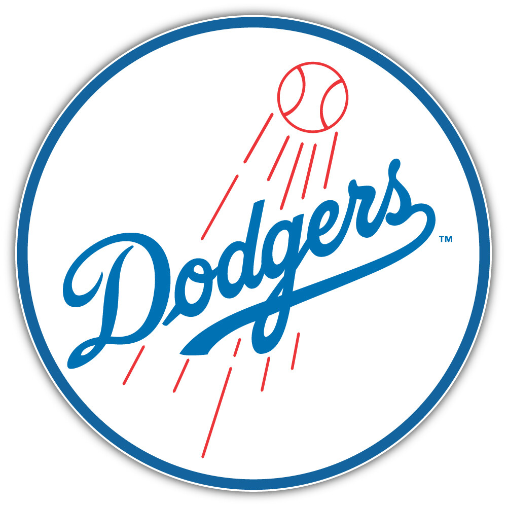 Los Angeles Dodgers MLB Baseball Sport Logo Car Bumper Sticker Decal “SIZES”