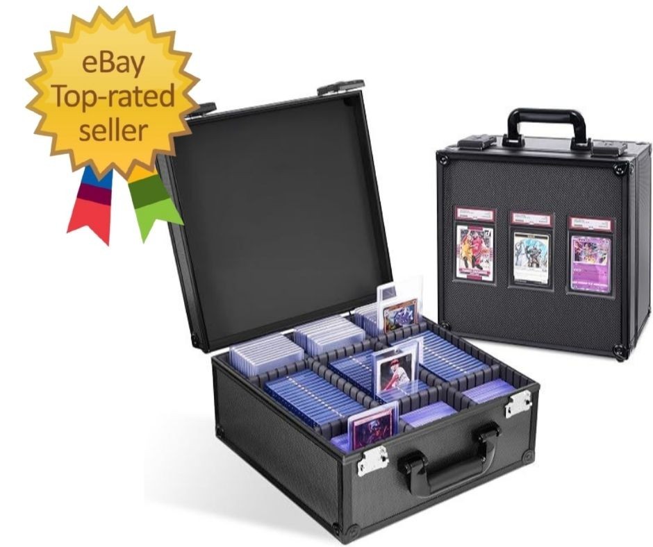 Graded Card Storage Box for PSA with TSA Lock, Aluminum Alloy Trading Card Case