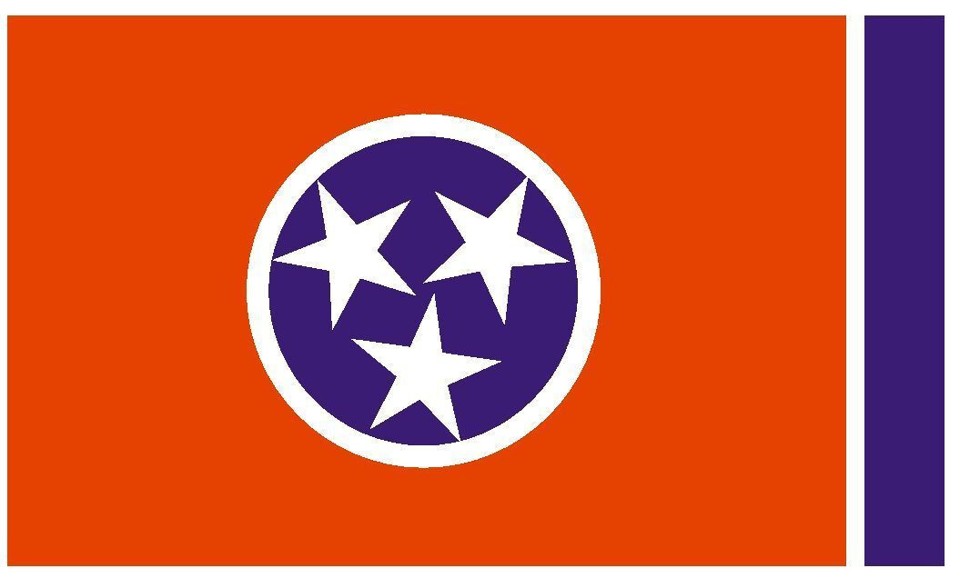 Tennessee State Flag Sticker Decal F500
