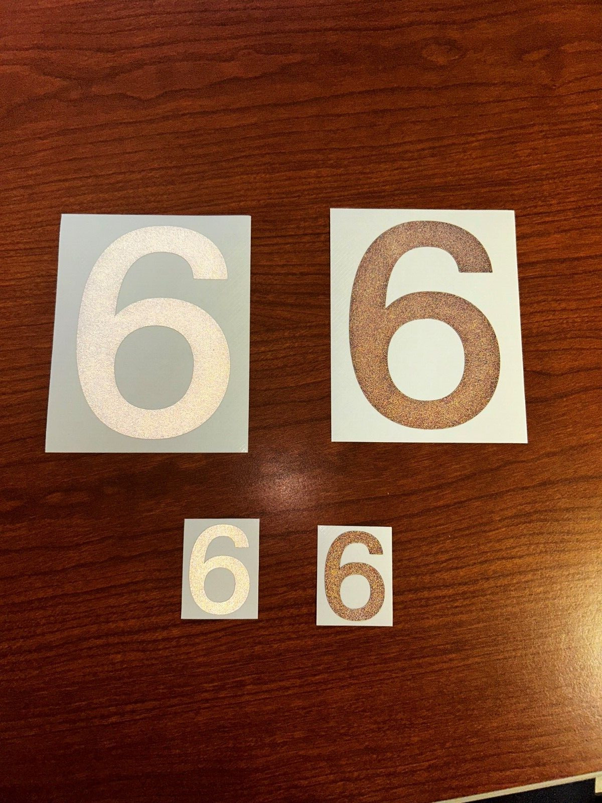 3M Reflective Numbers – 1.5″ and 4″ Sizes – Black and White Variations