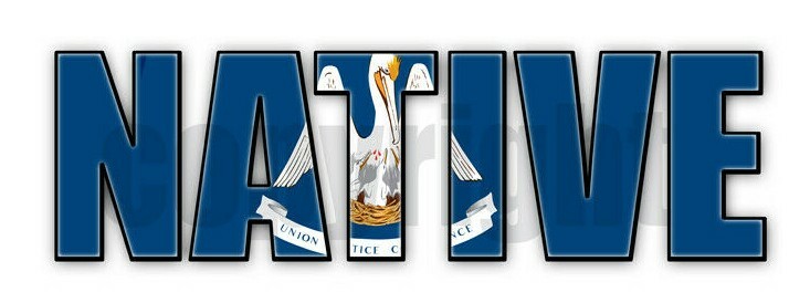 Louisiana Native Flag Stickers Louisiana Flag Decals State Flag Stickers