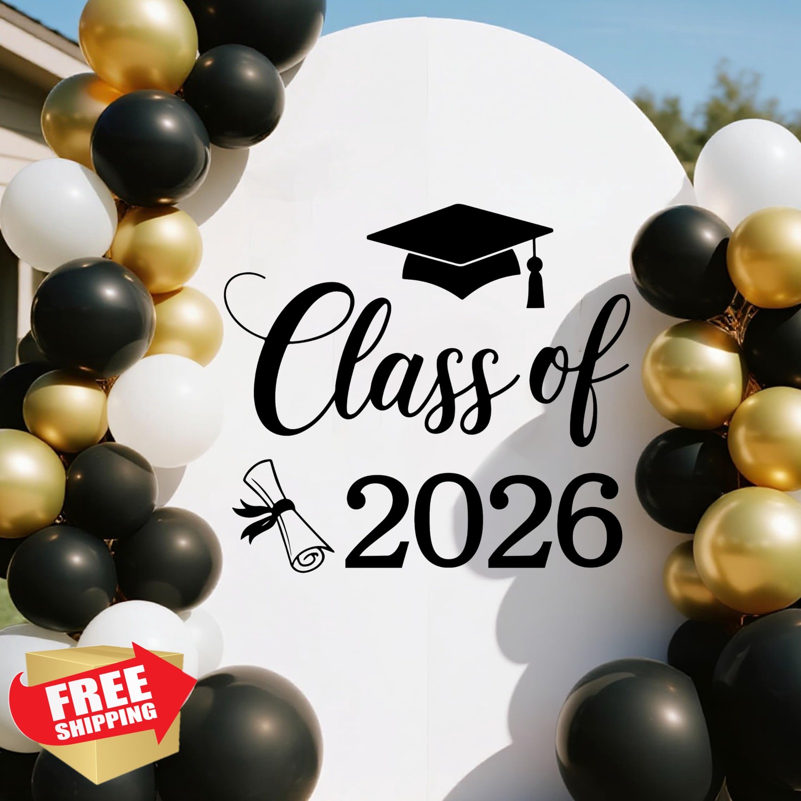 KEWUFD Class of 2026 Wall Decal