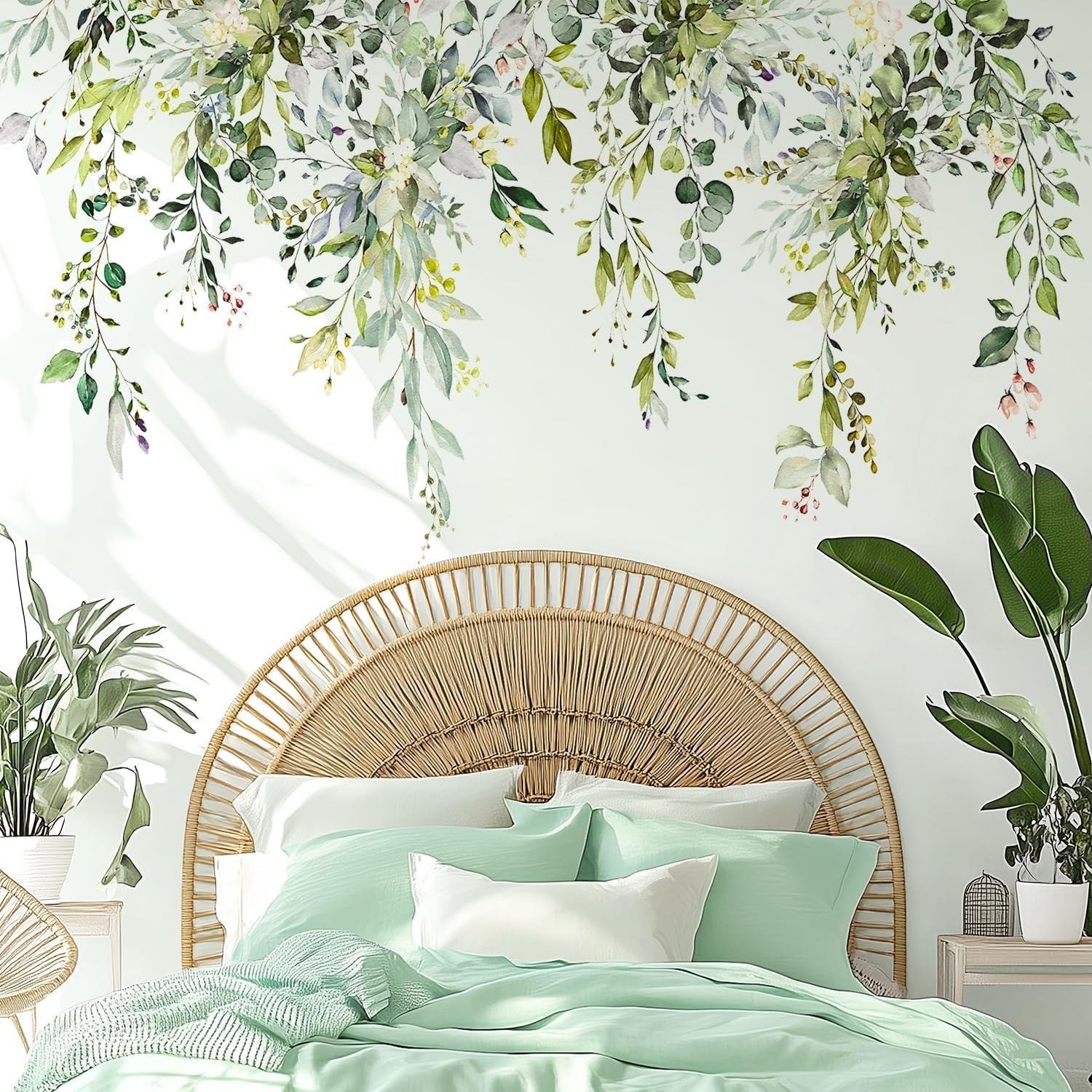 Floral Flowers Wall Stickers – Large Peel and Stick Decals