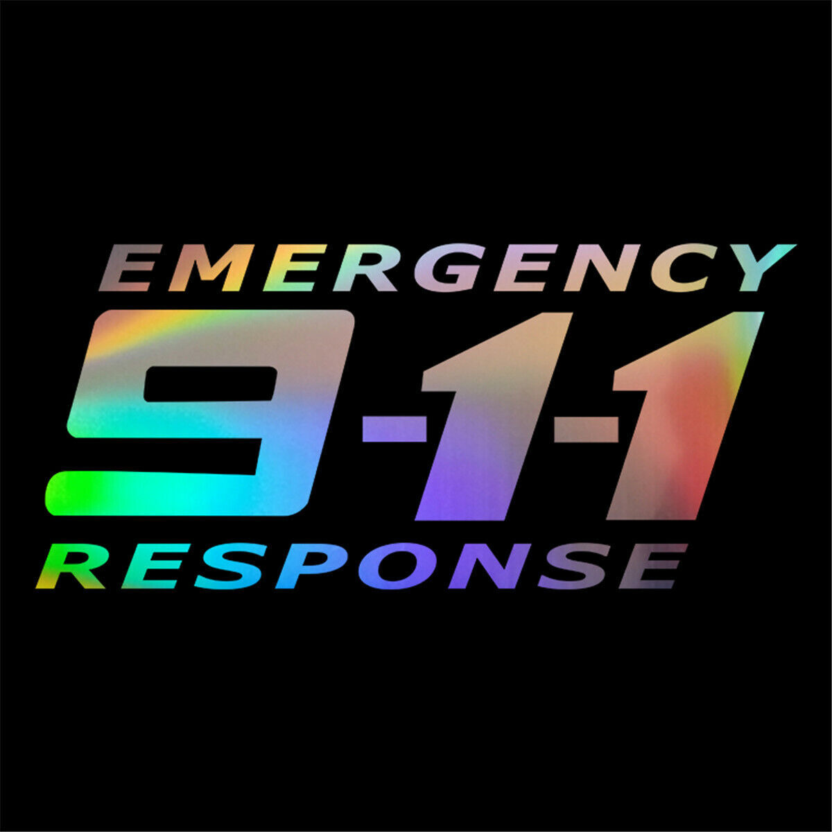 2pcs 911 Emergency Phone Stickers Car Auto Bumper Motorcycle Truck Vinyl Decal