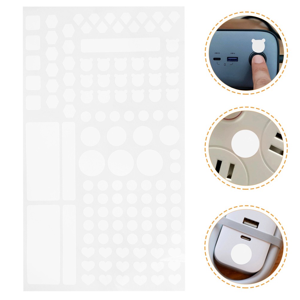 Light Dimming Tape White PET Sticker for Lamp Switch