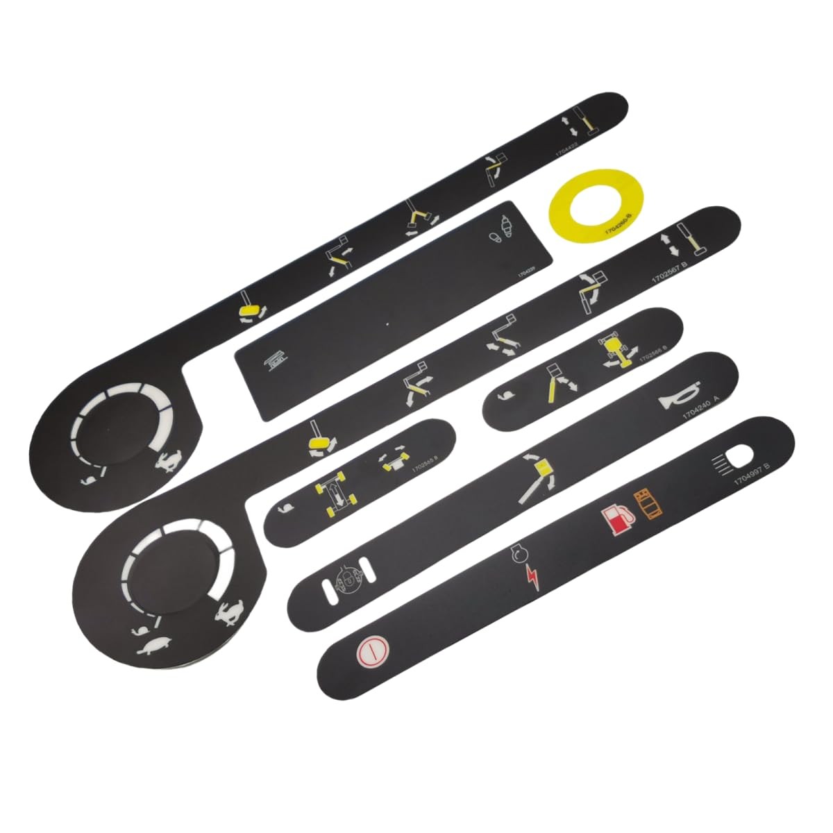 JLG Platform Control Box Decal Kit 2910866 for JLG Scissor Lift E300AJP M45A E45