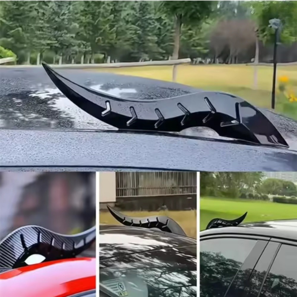 2Pcs Car Roof Decoration Car Roof Dragon Horn Modification Personality Universal