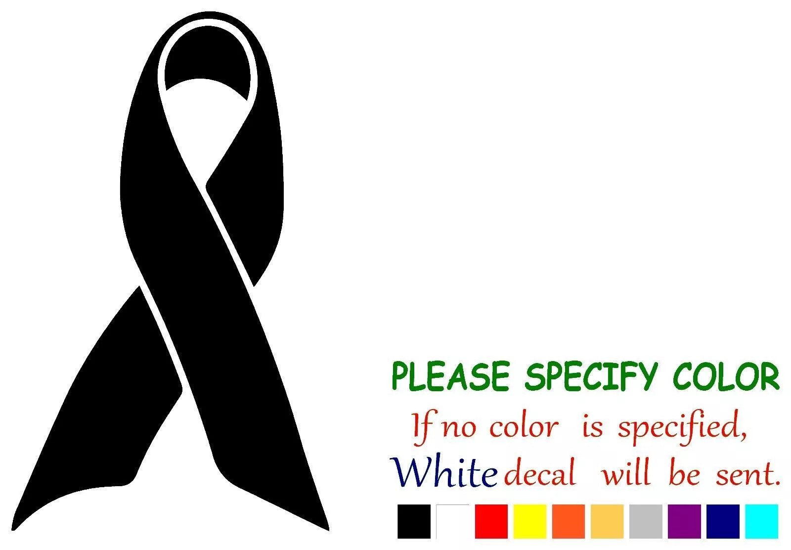 Breast Cancer Awareness Ribbon #2 Vinyl Decal Car Truck window Various Sizes