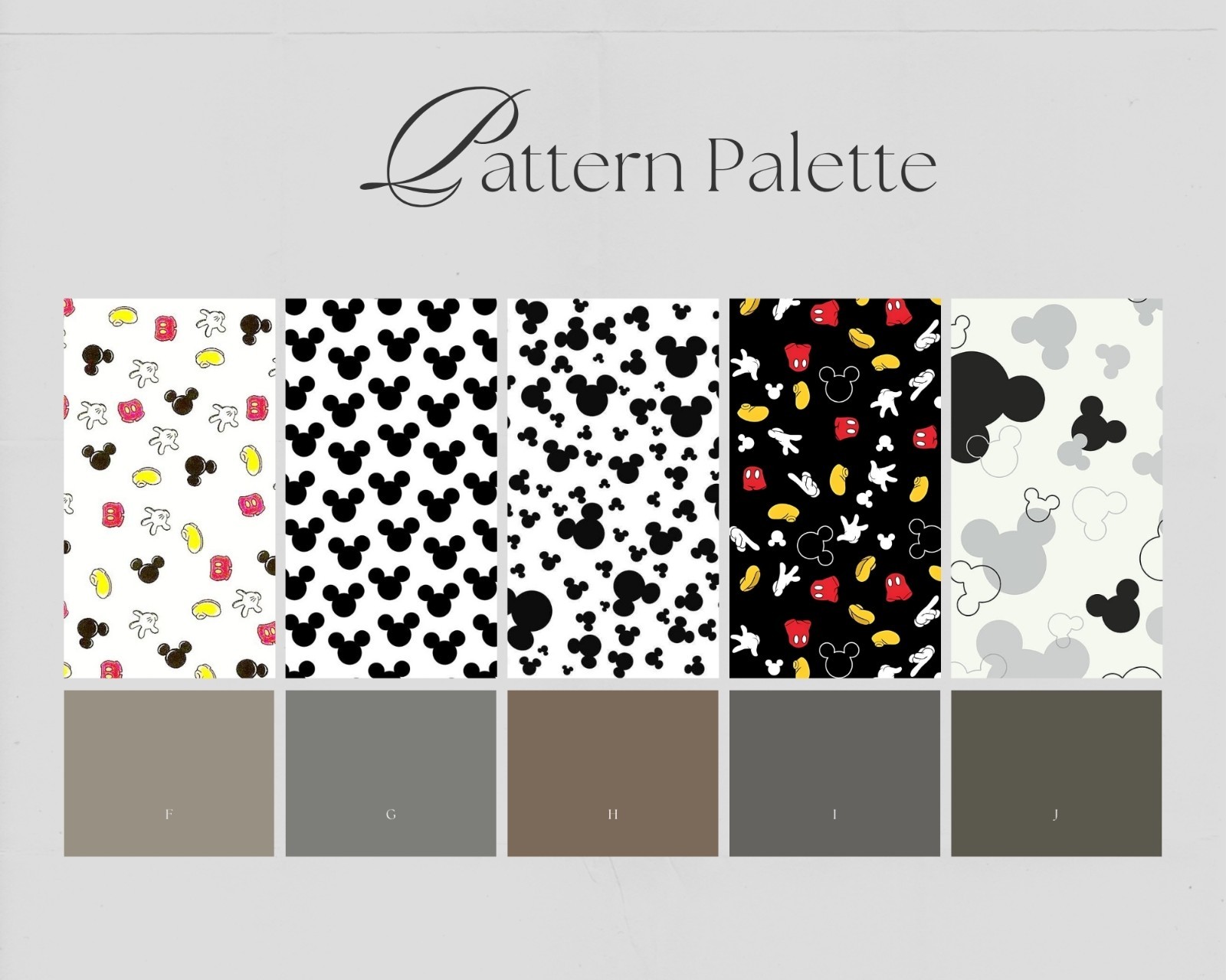 Mickey Ears Pattern Adhesive Vinyl & Iron-on HTV Heat Tape Provided