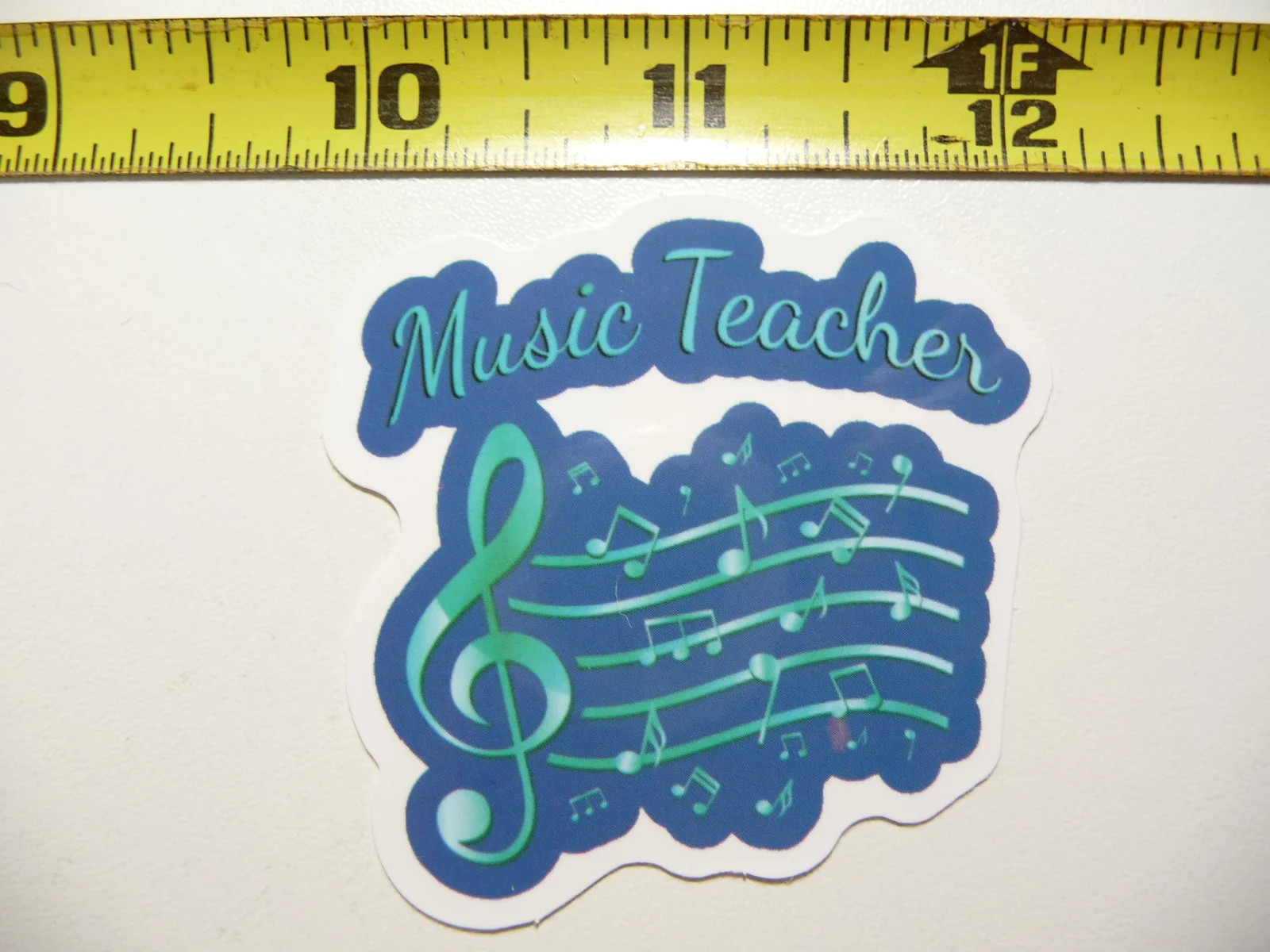MUSIC NOTES DRAWING SMALL STICKER DECAL MUSICAL FAN CONCERT FUN SCRAPBOOKING