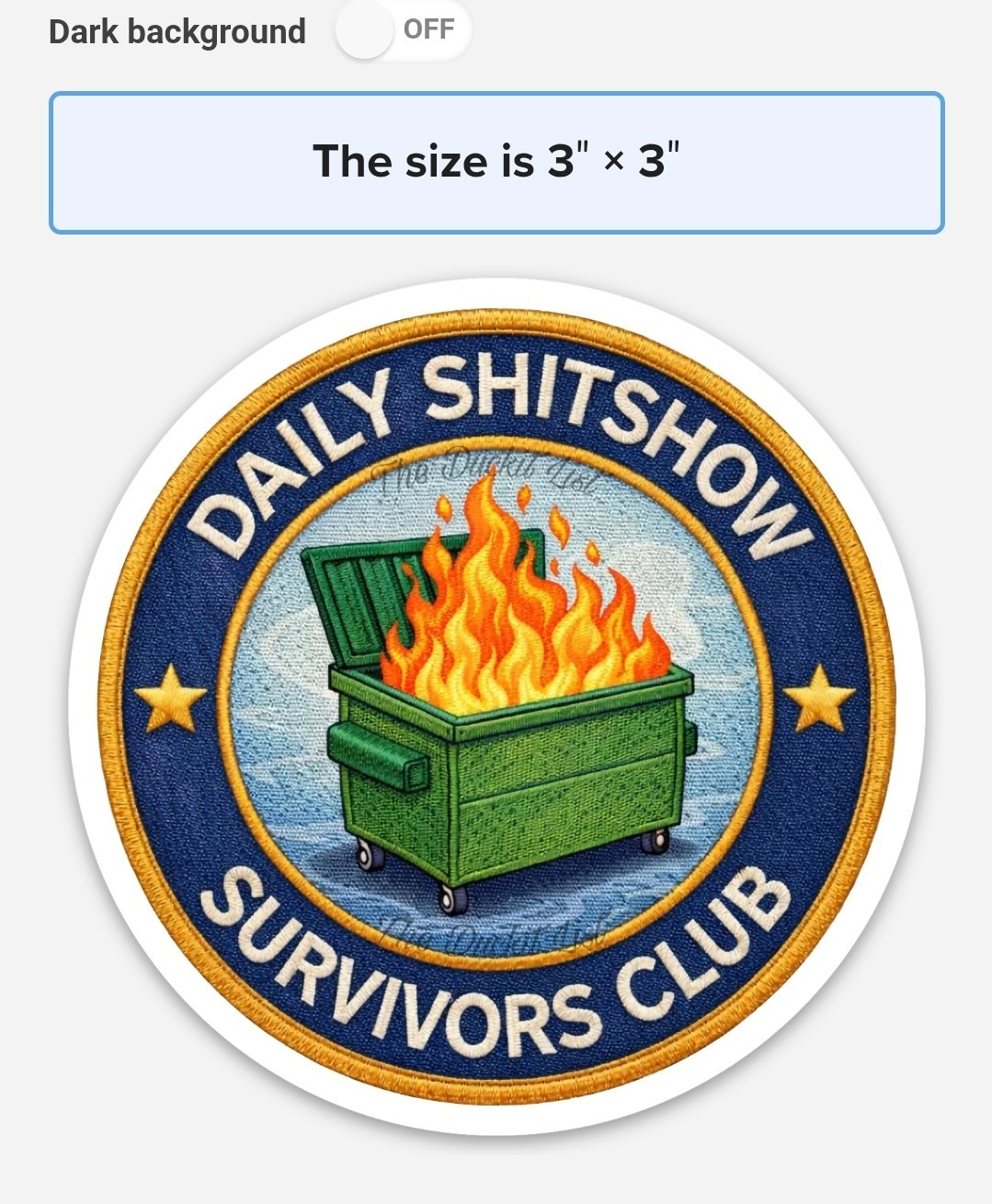 SHITSHOW SURVIVOR MAGNET 🧲 3″ Made in USA 🇺🇸