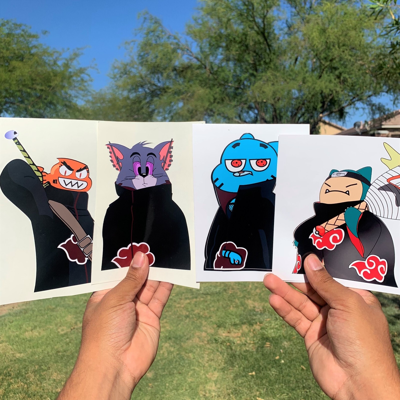 Naruto Akatsuki Itachi Anime Cartoon Network Amazing World of Gumball Snorlax