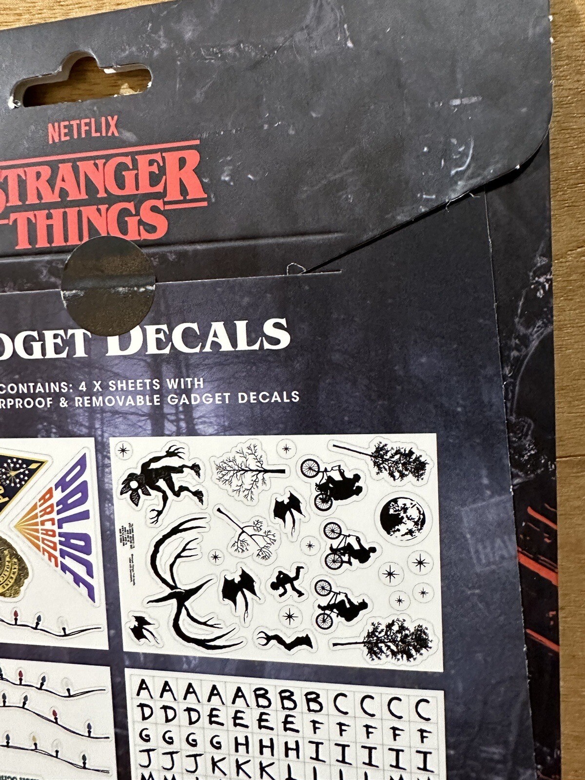 Stranger Things Vinyl Gadget Decals Laptop Waterproof Stickers Netflix Reusable