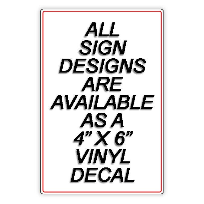 Do Not Feed The Dog Metal Sign or Decal 6 Sizes Dogs Animals Pets Warning