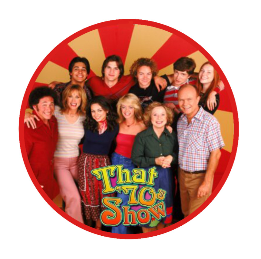 TV – That 70’s Show (Cast) – 4″ Vinyl Decal Handmade Laptop Decor Vehicle Cooler