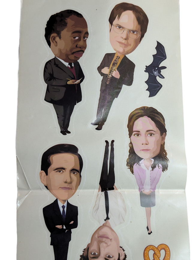 The Office Wall Decals AutoCollants Official Licn Stickers Minor Damage See Pics
