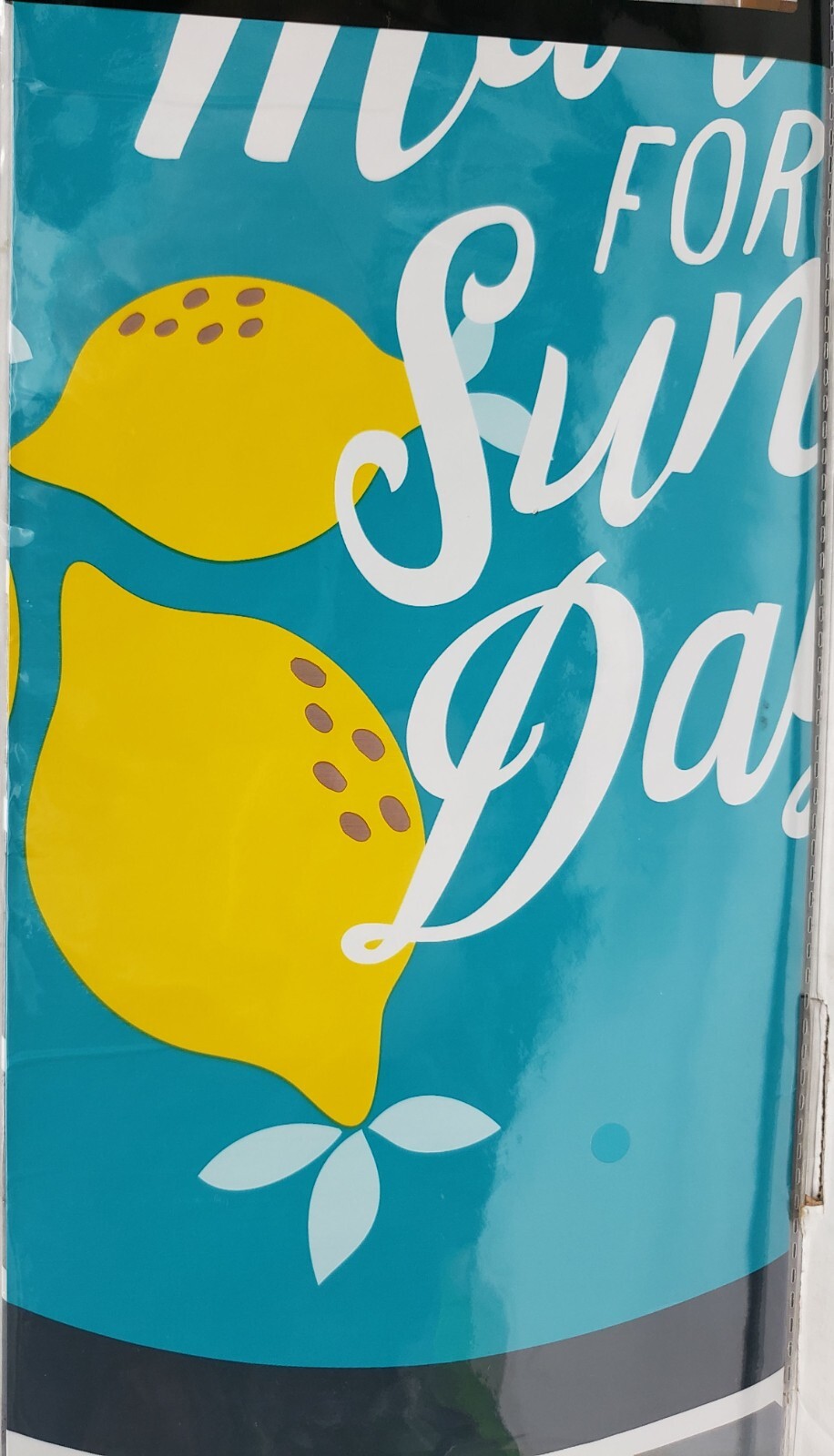 STOVE BACKSPLASH STICKER/WALL DECAL(30″x18″)FRUITS,LEMONS,MADE FOR SUNNY DAYS,GR