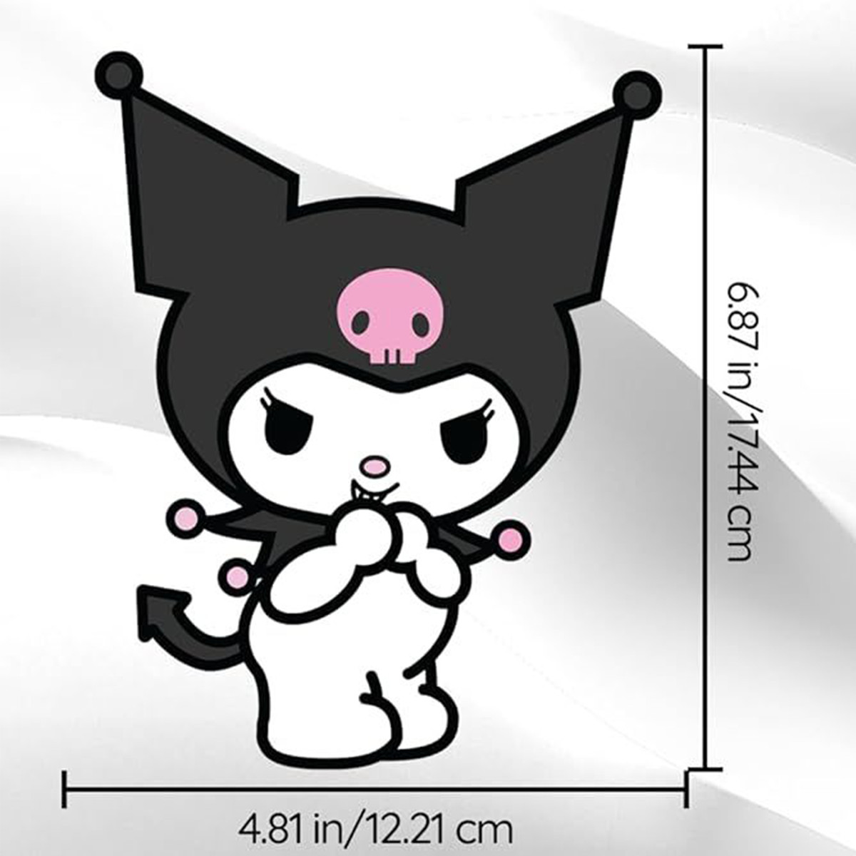 Kuromi 6.87 in * 4.81 in Vinyl Decal Sticker