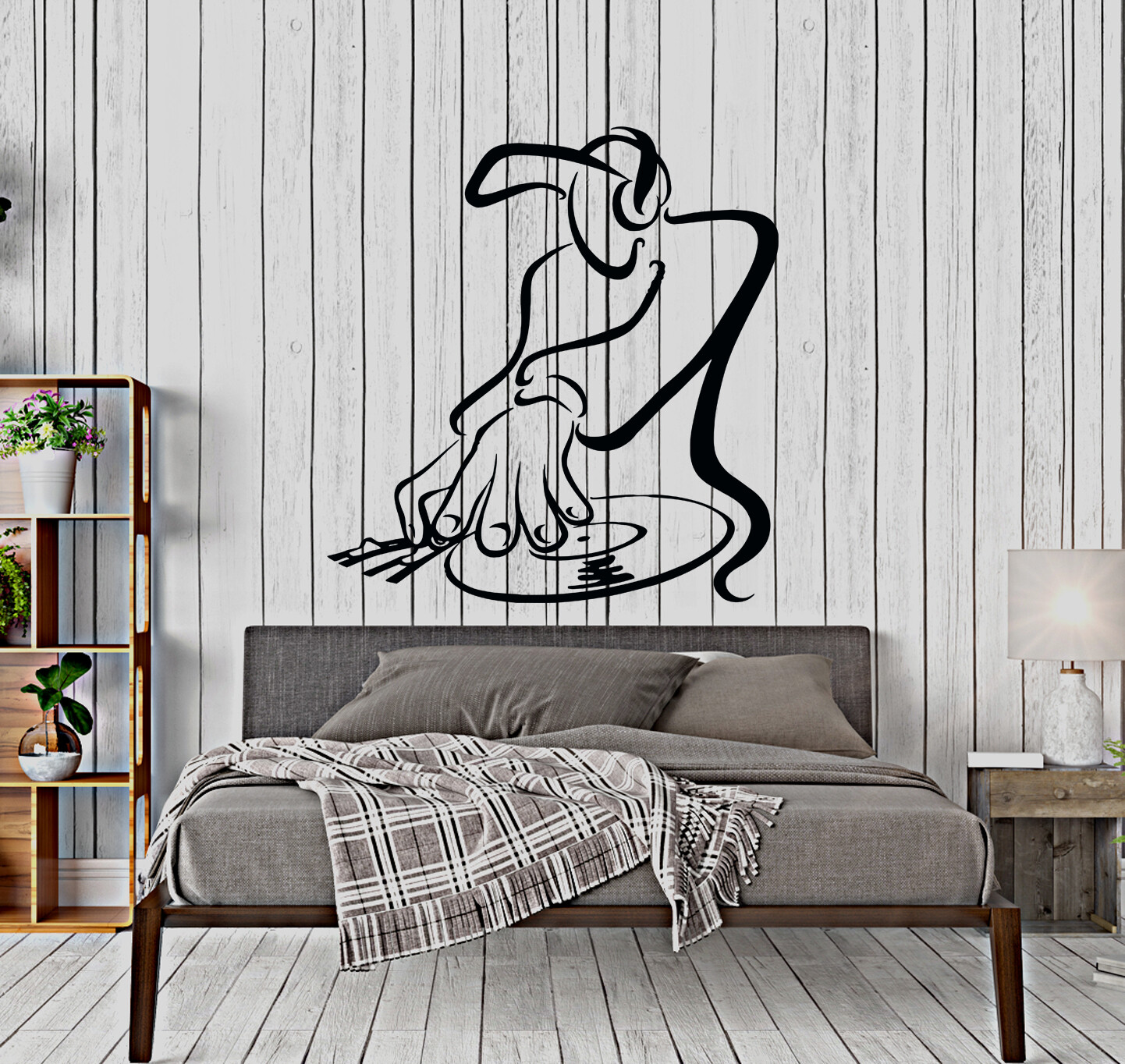 Wall Decal DJ Music Creator Melody Remix Beat Vinyl Sticker (ed2118)