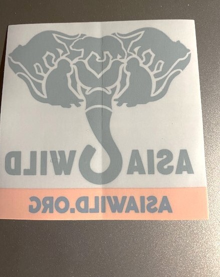 Wild Asia Asiawild.org Decal Sticker Laptop Car Window 3.5″ Square