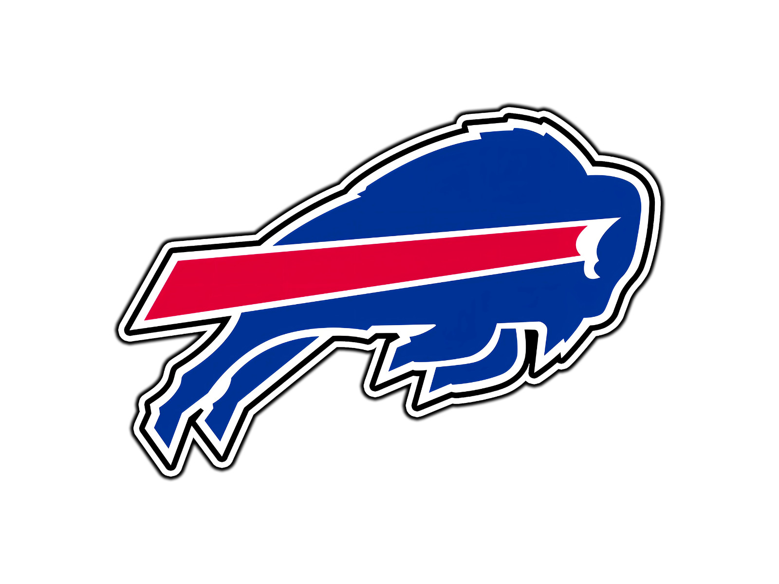 Buffalo Bills Logo #1 Football Sticker Waterproof Vinyl Decal Die-Cut Laptop Car