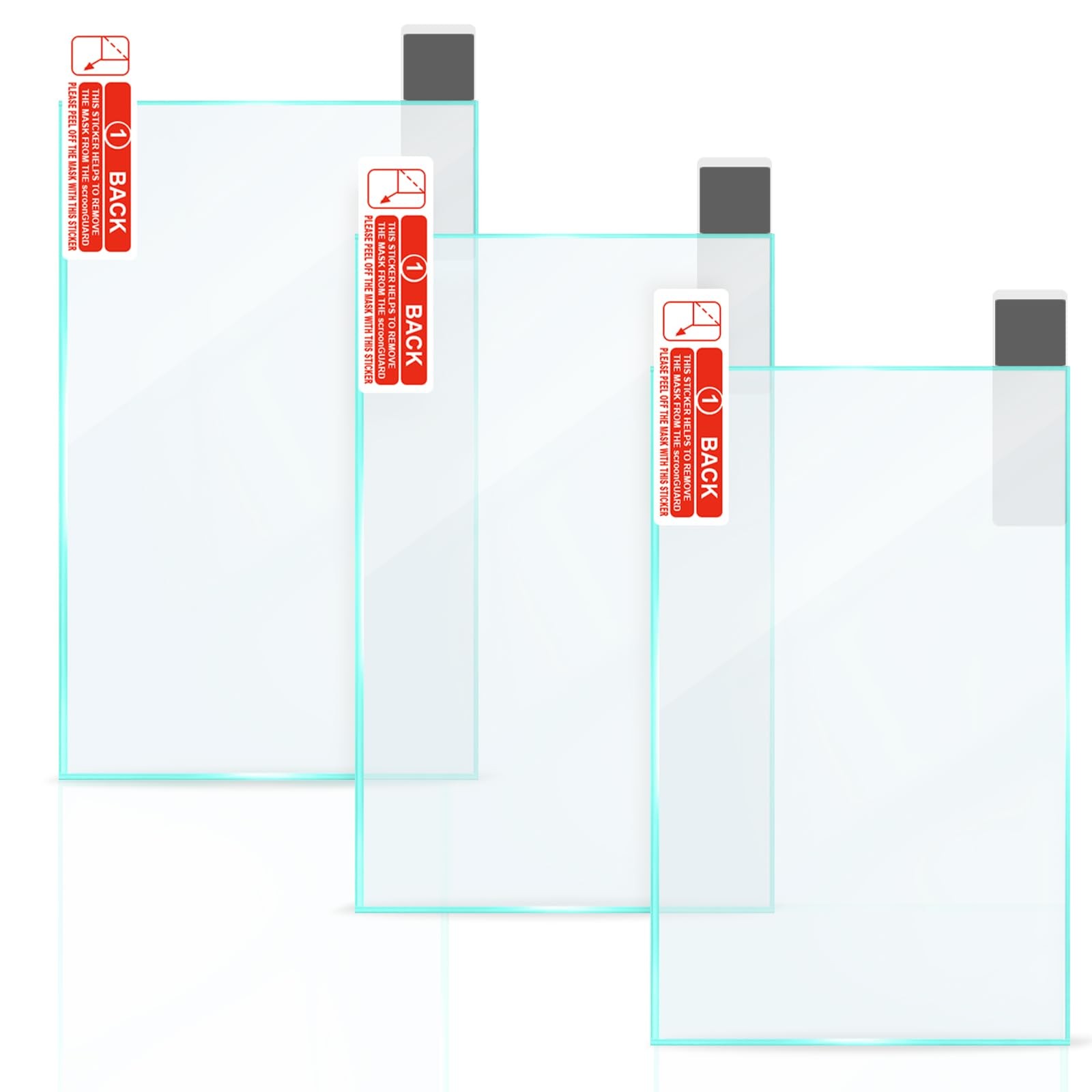 Windshield Sticker Protector Sheets, 3 Pack – 4″×6″ Heat-Resistant