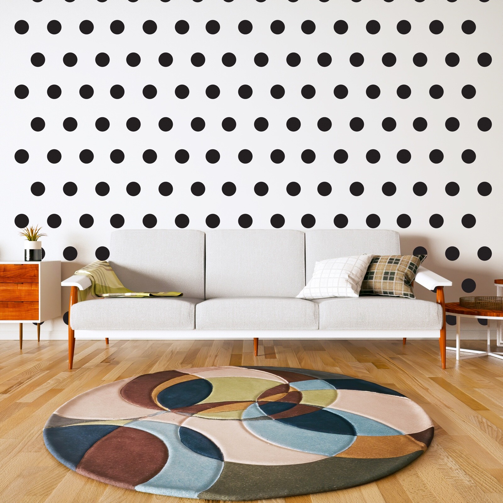 Polka Dot Decal, Dot Wall Decal, Circle Decal, Polka Dot Wall Art, Dot Decals