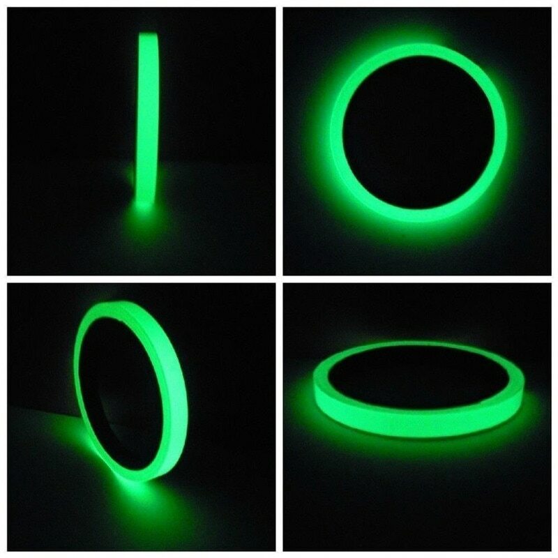 Cinta Reflectante Pegatinas De Coche Etiqueta Luz Resplandor En Oscuridad Noche