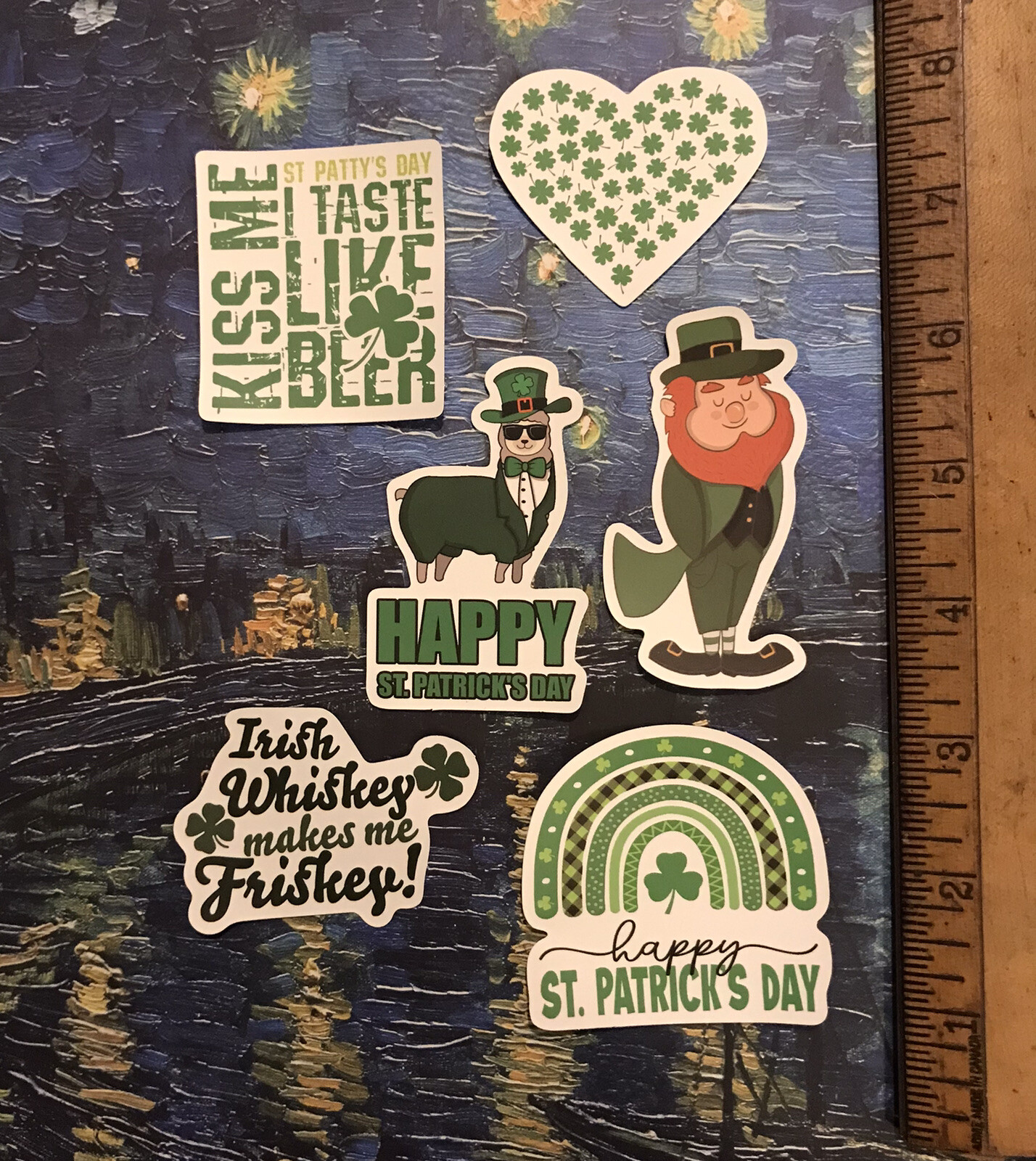 CLOVER SHAMROCK LEPRECHAUN BEER IRISH WHISKEY S18 LOL LAPTOP DECOR STICKERS LOT