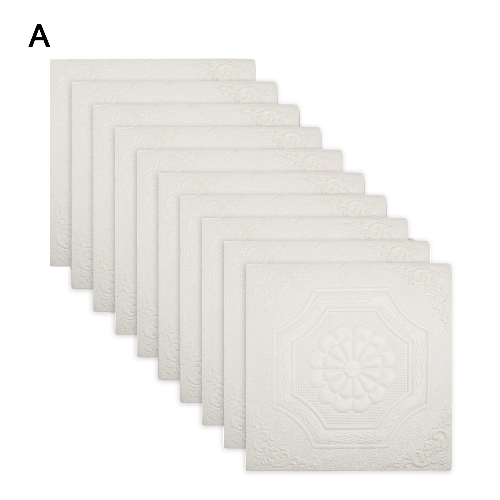 Waterproof Decorative Ceiling Wallpaper Stickers Set of 10 in XPE Foam