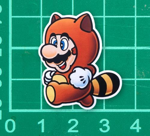 Mario Tanooki Sticker brothers
