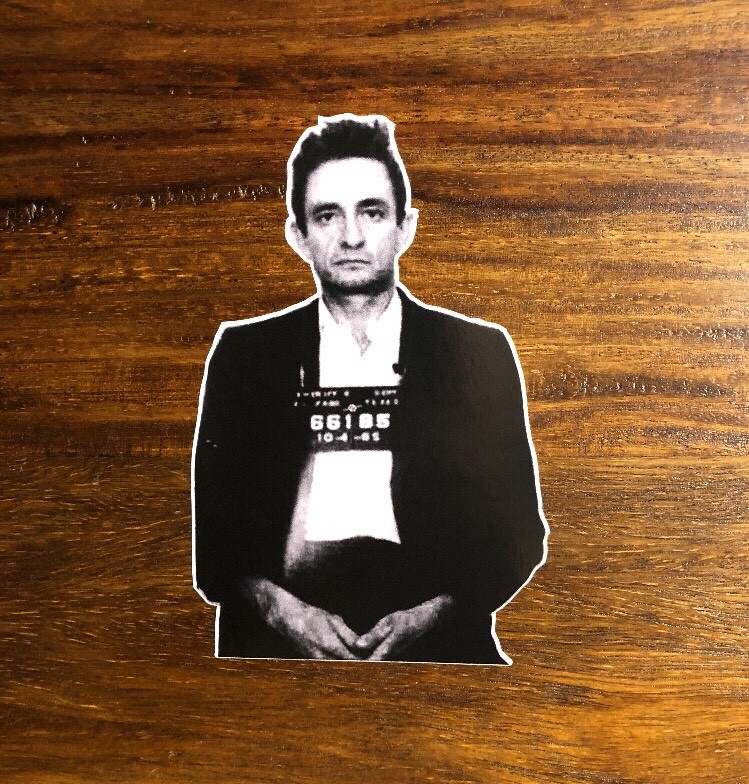 Johnny Cash Sticker