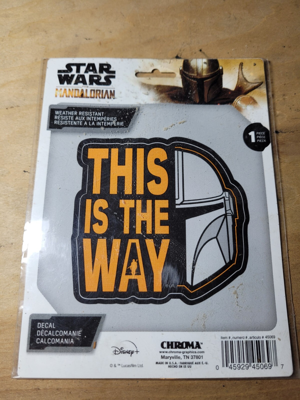 Star Wars The Mandalorian Decal “This Is The Way”