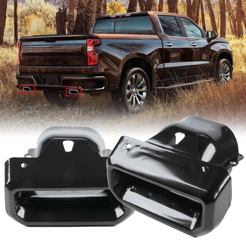 Stainless Steel Exhaust Tips丨fits for Chevy Silverado 1500&GMC Sierra 150
