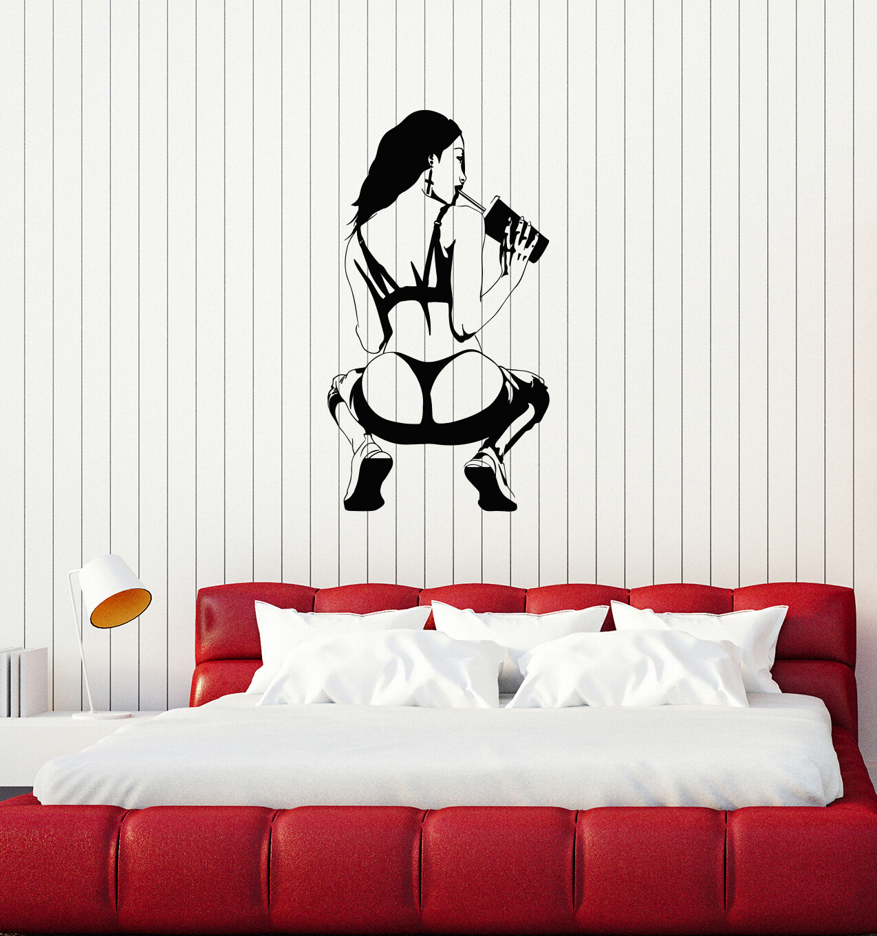 Vinyl Wall Decal Sexy Woman Girl Ass Adult Decor Interior Art Stickers (ig5768)