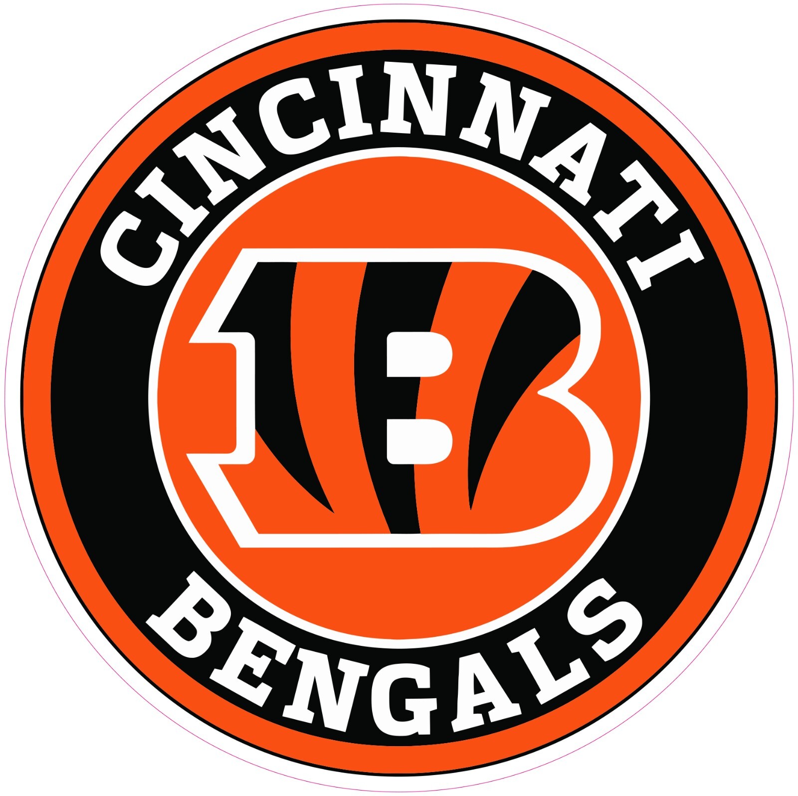 Cincinnati Bengals Football Vinyl Decal Sticker Car Truck Bumper Tumbler Mug